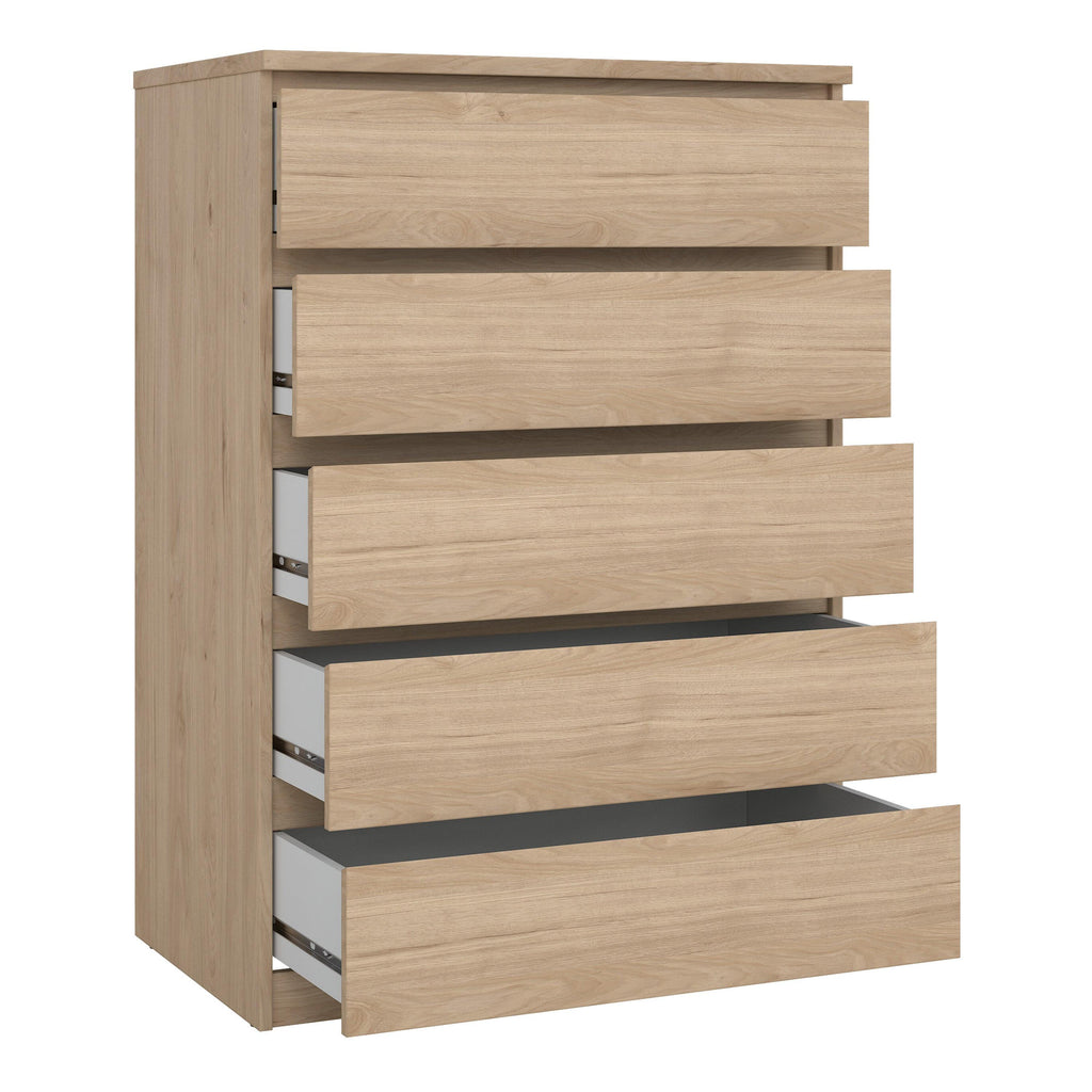 Naia Chest of 5 Drawers in Jackson Hickory Oak - image 4