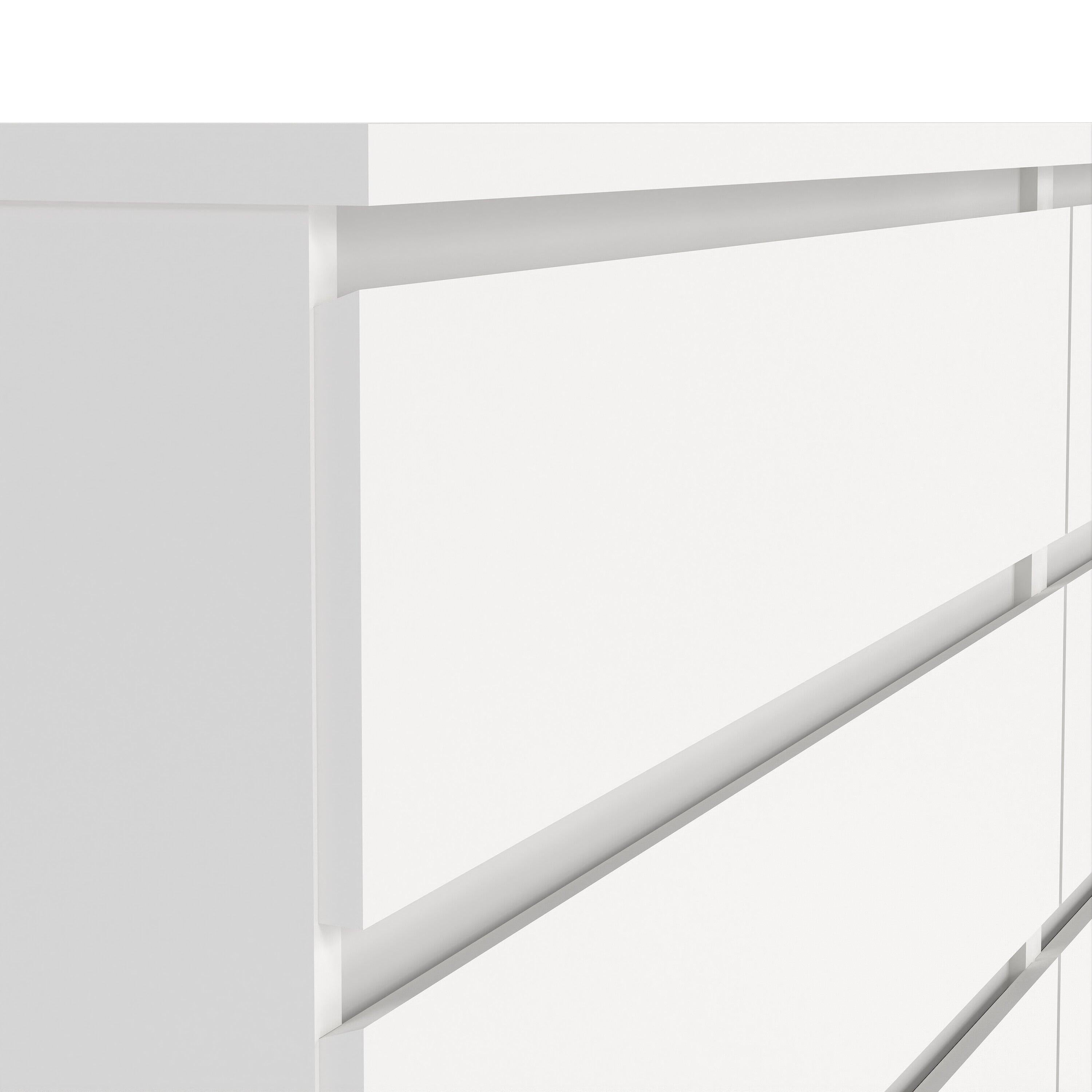 Naia Wide Chest of 6 Drawers (3+3) in White - image 7