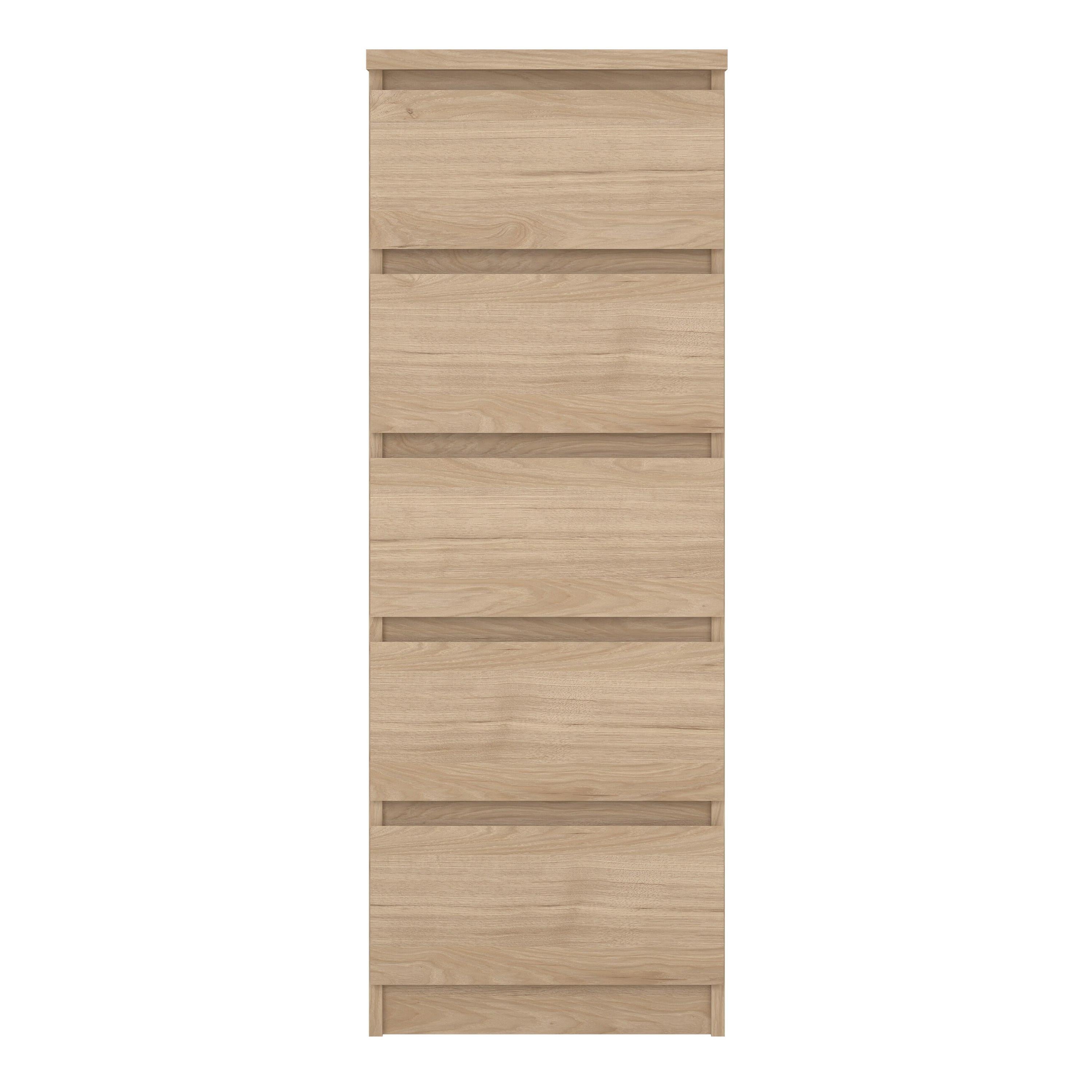 Naia Narrow Chest of 5 Drawers in Jackson Hickory Oak - image 2