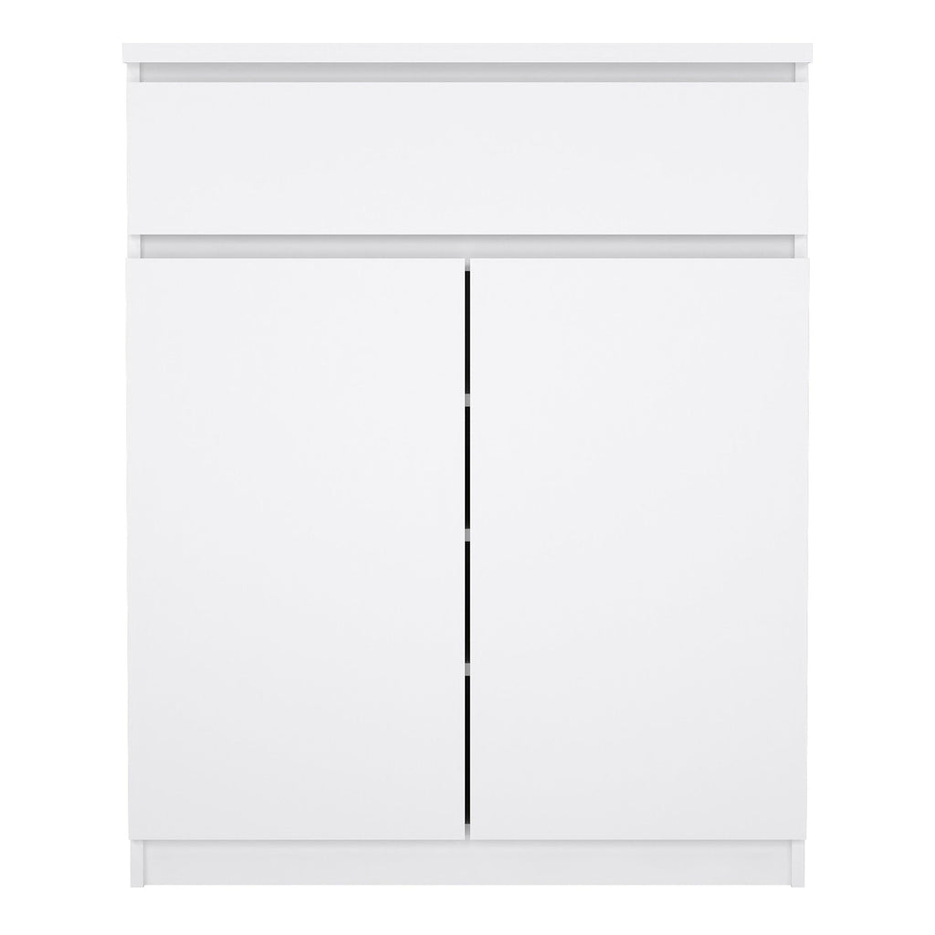 Naia Sideboard 1 Drawer 2 Doors in White High Gloss - image 2