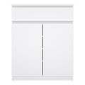 Naia Sideboard 1 Drawer 2 Doors in White High Gloss - image 2