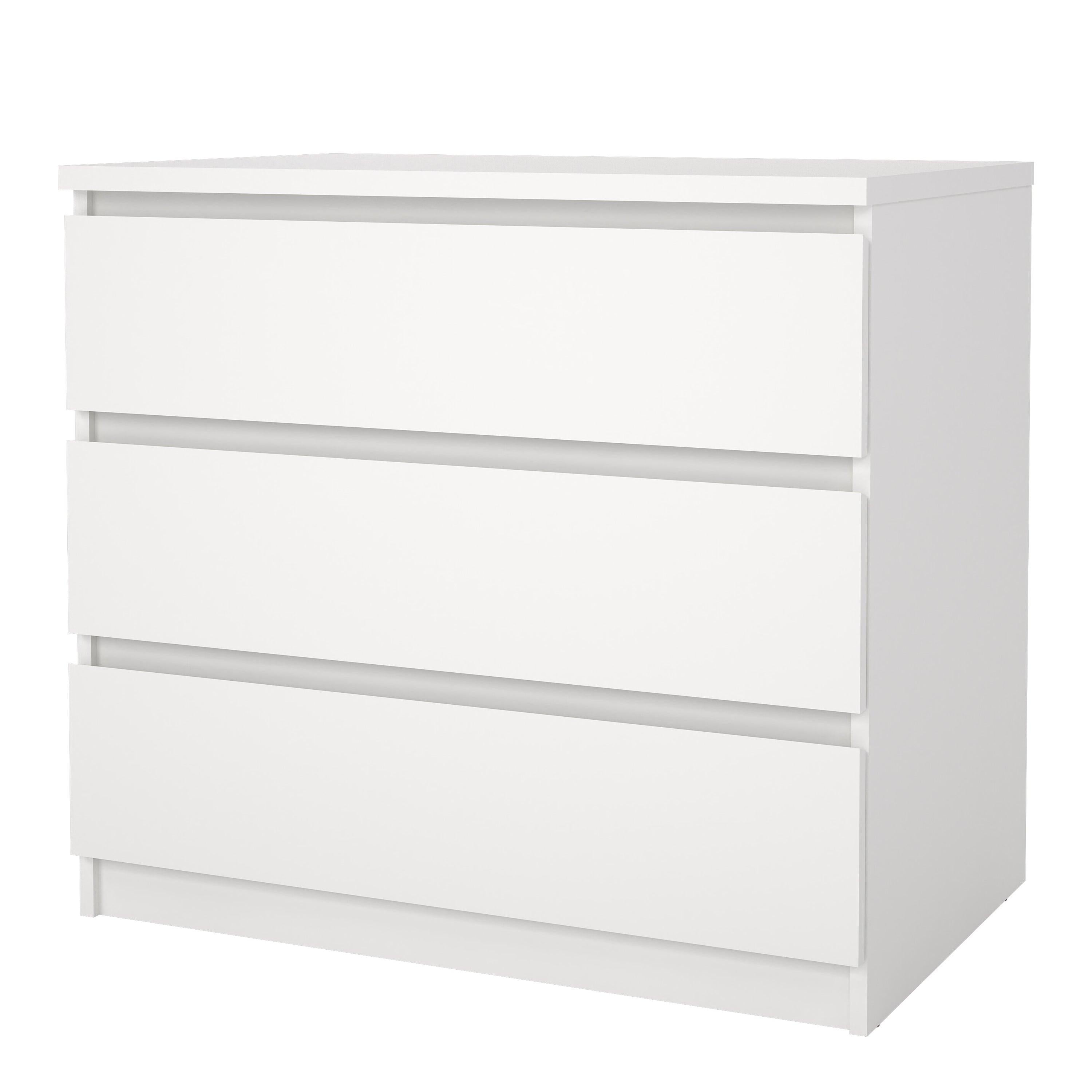 Naia Chest of 3 Drawers in White - image 3