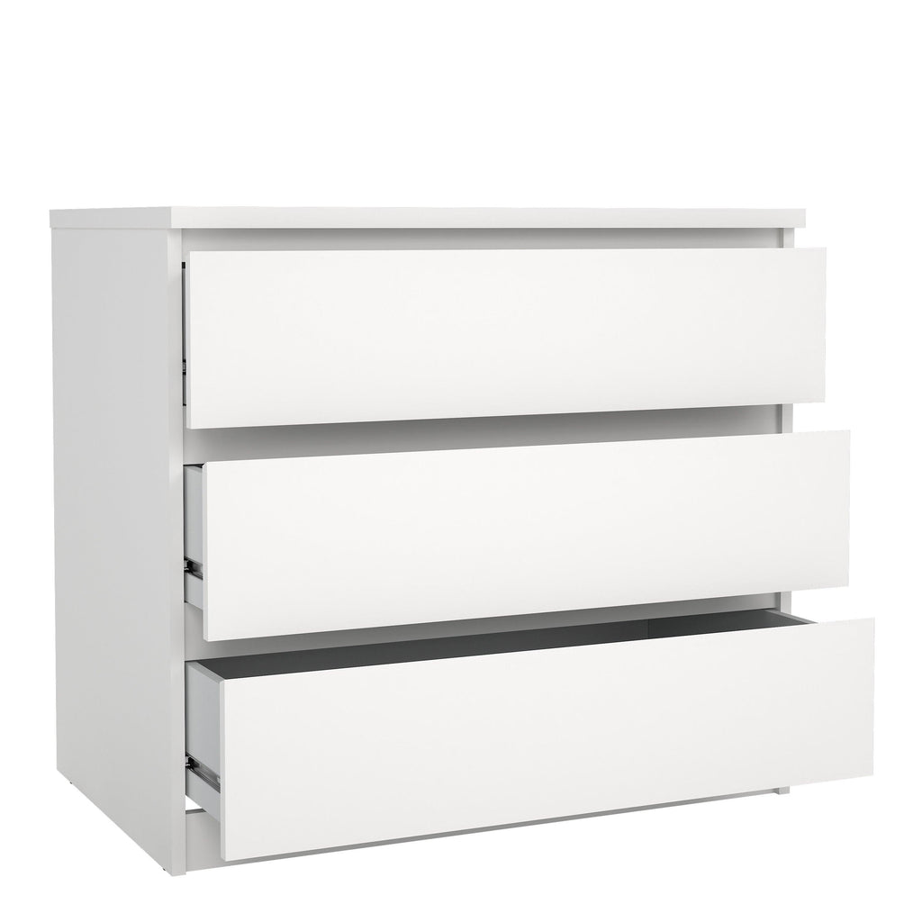 Naia Chest of 3 Drawers in White - image 4