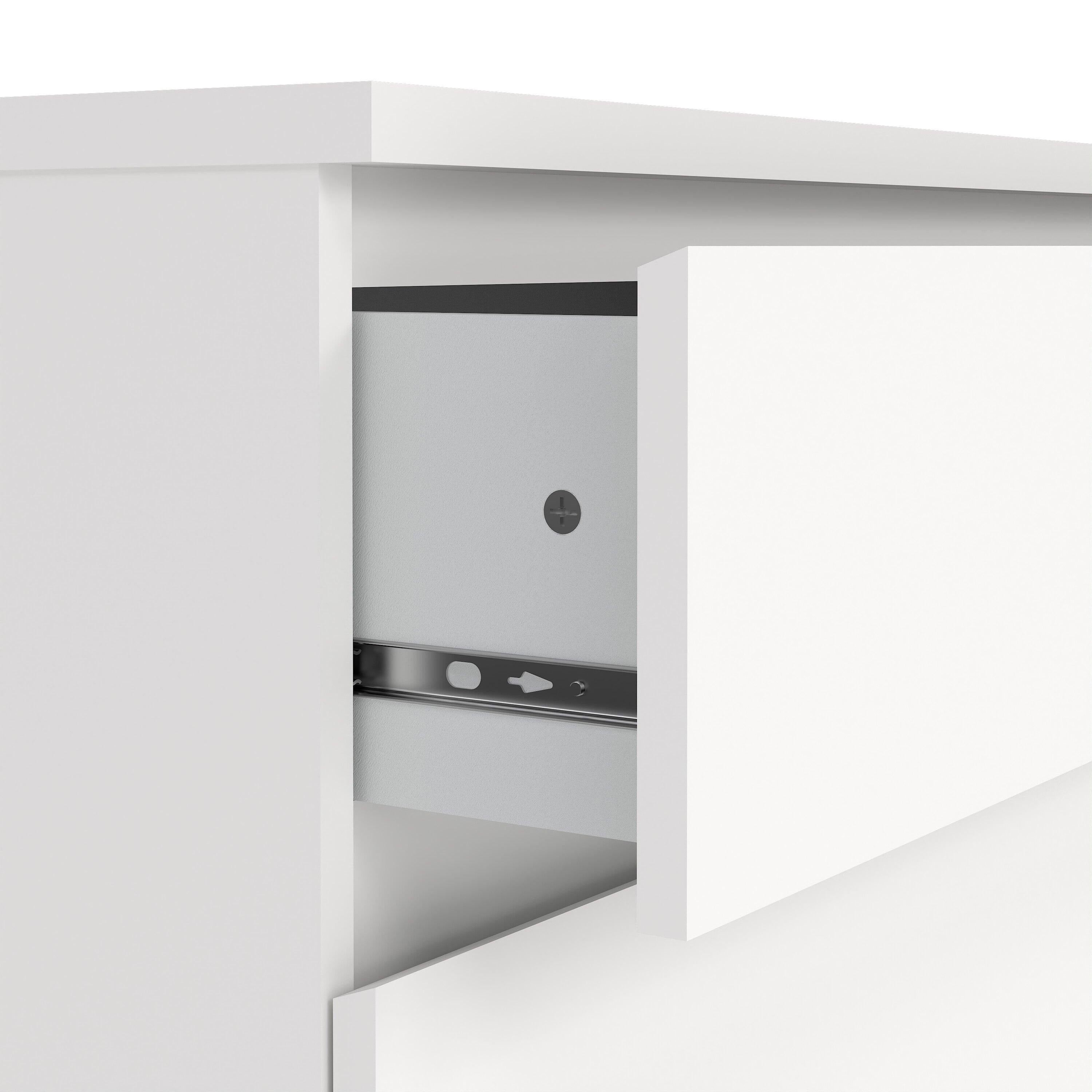Naia Chest of 3 Drawers in White - image 6