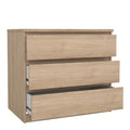 Naia Chest of 3 Drawers in Jackson Hickory Oak - image 4