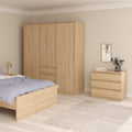 Naia Chest of 3 Drawers in Jackson Hickory Oak - image 5