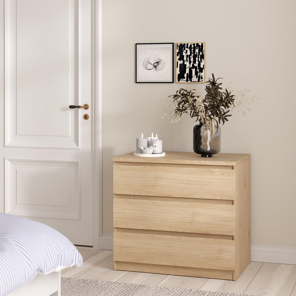 Naia Chest of 3 Drawers in Jackson Hickory Oak - image 6