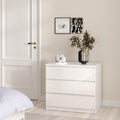 Naia Chest of 3 Drawers in White High Gloss - image 5