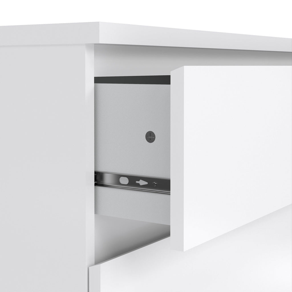 Naia Chest of 3 Drawers in White High Gloss - image 6