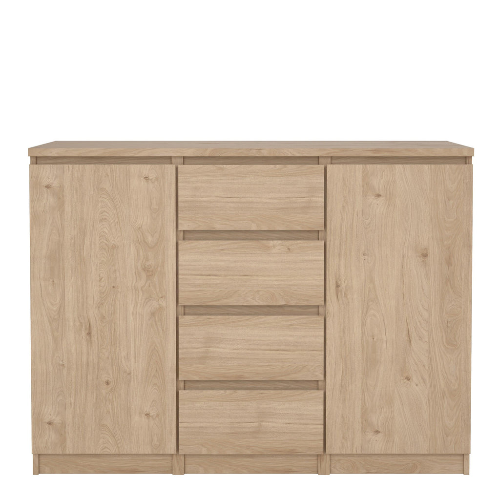 Naia Sideboard 4 Drawers 2 Doors in Jackson Hickory Oak - image 2