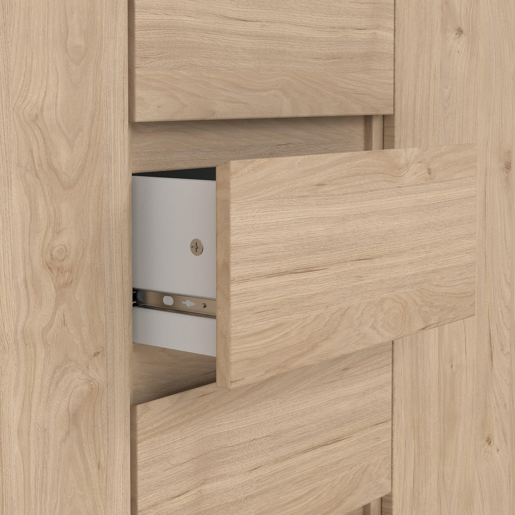Naia Sideboard 4 Drawers 2 Doors in Jackson Hickory Oak - image 6