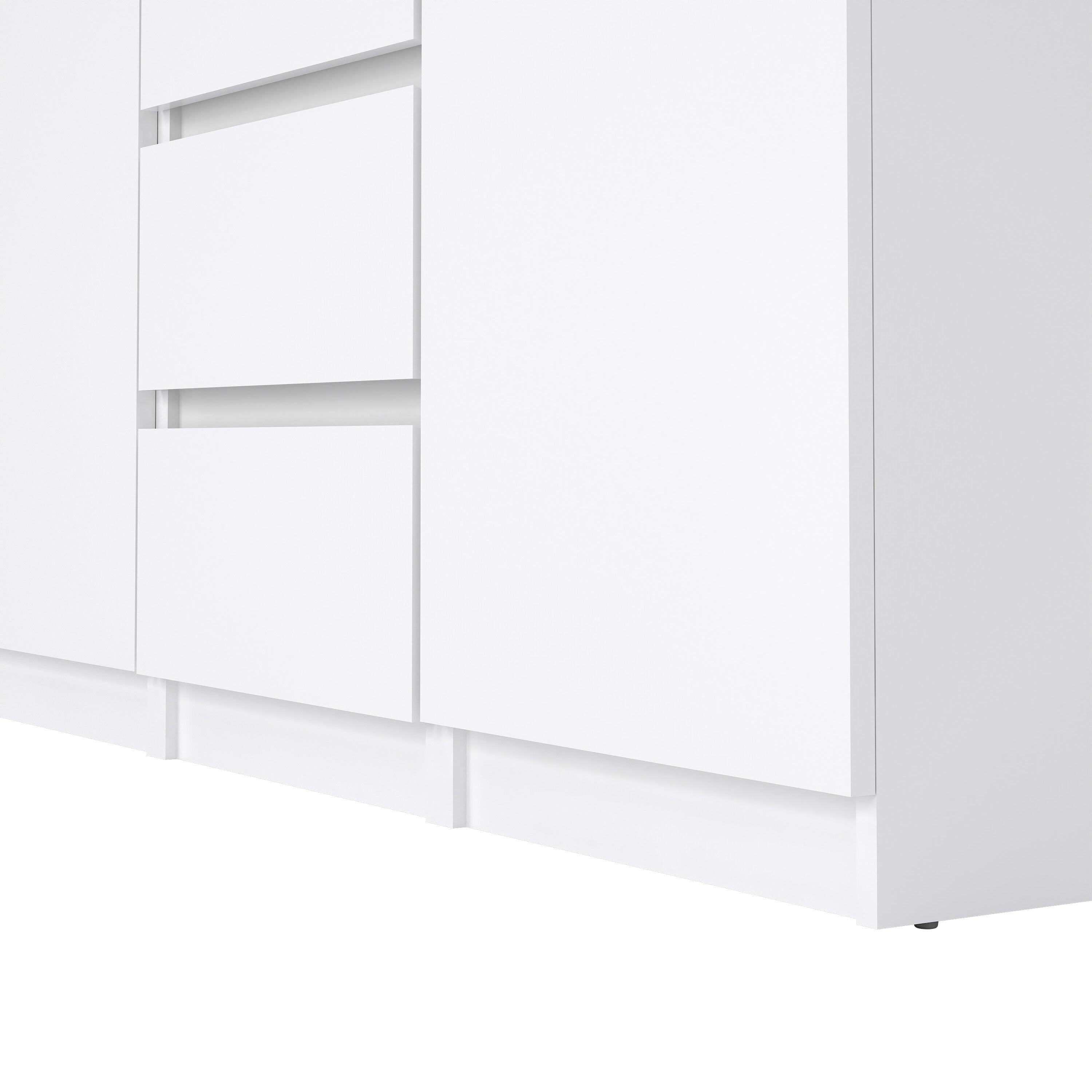 Naia Sideboard - 4 Drawers 2 Doors in White High Gloss - image 7