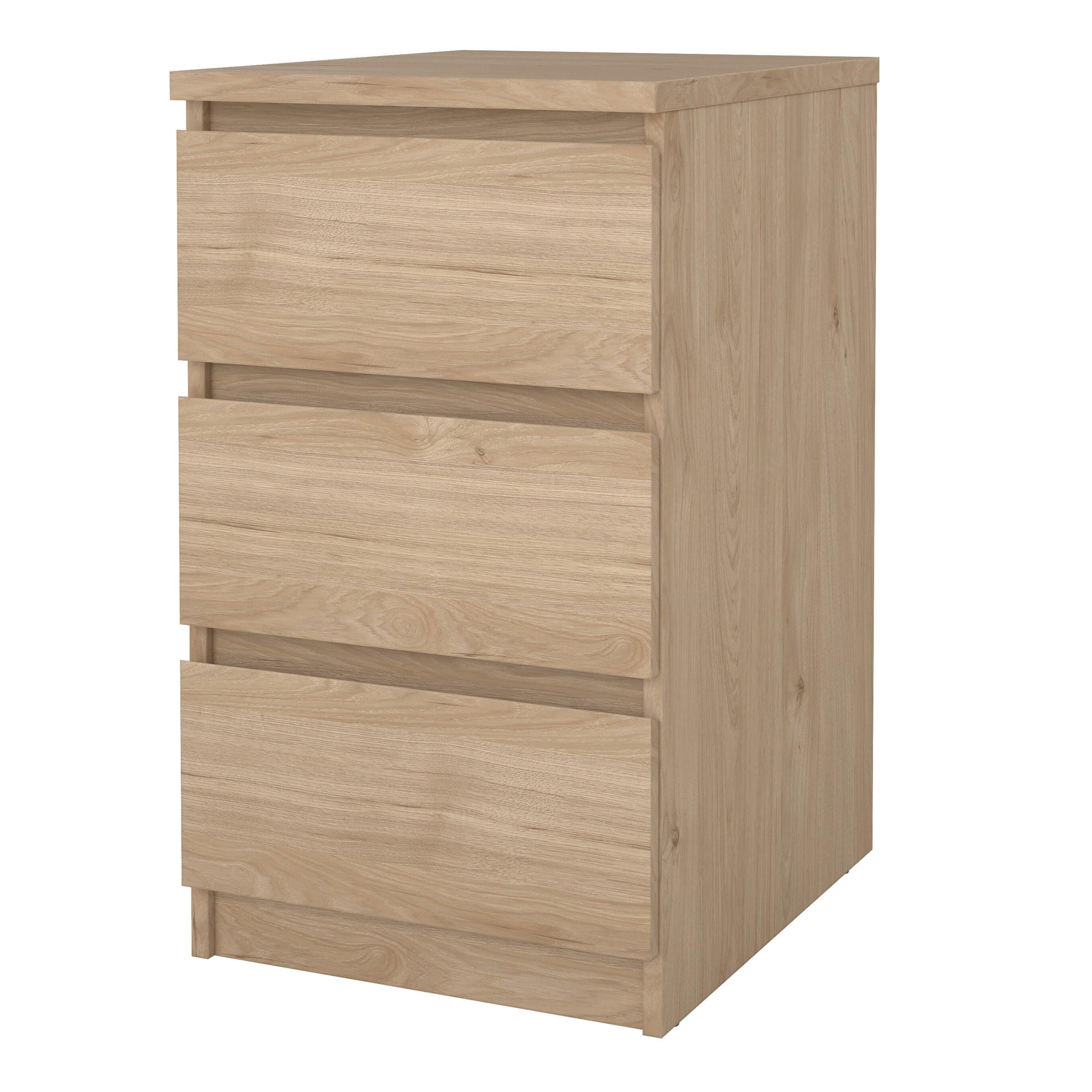 Naia Bedside 3 Drawers in Jackson Hickory Oak - image 3