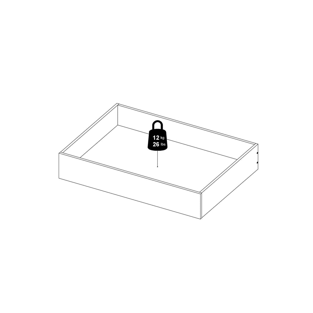Naia Set of 2 Underbed Drawers (for Single or Double Beds) in White High Gloss - image 10