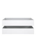 Naia Set of 2 Underbed Drawers (for Single or Double Beds) in White High Gloss - image 2