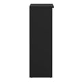 Naia Shoe Cabinet with 2 Flip Down Doors 1 Door and 1 Drawer in Black Matt - image 4