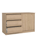 Naia Storage Unit with 1 Sliding Door and 3 Drawers in Jackson Hickory Oak - image 4