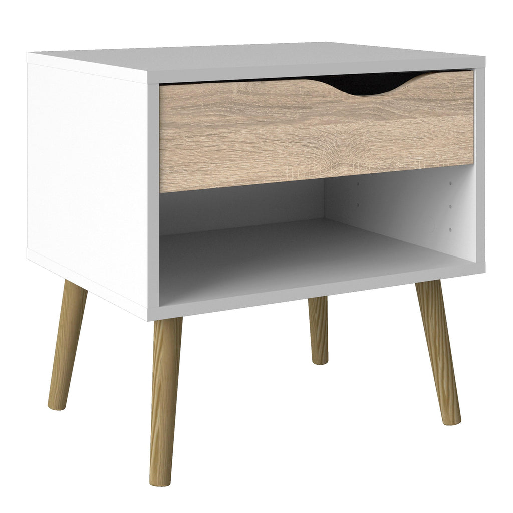 Oslo 3 Piece Bedroom Set White & Oak - image 2