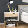 Oslo 3 Piece Bedroom Set White & Oak - image 5