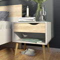 Oslo 4 Piece Bedroom Set White & Oak - image 5