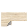 Oslo Desk 2 Drawer in White and Oak - image 5