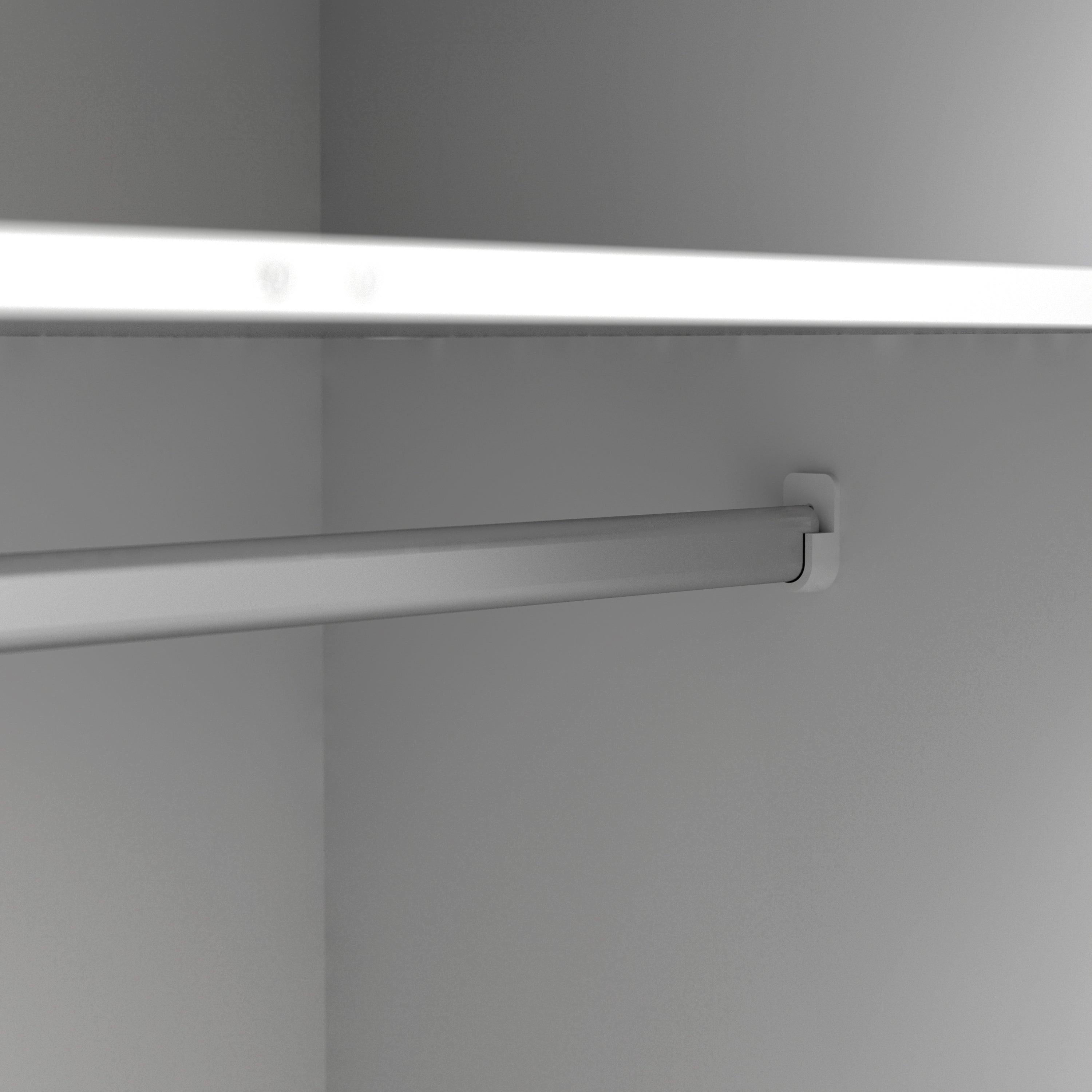 Oslo Wardrobe 3 Doors 3 Drawers in White and Oak - image 9
