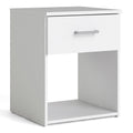 Space Package - Bedside 1 Drawer + Chest of 3 Drawers + Wardrobe with 2 Doors in White - image 2
