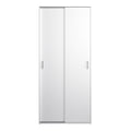 Space Wardrobe 2 Sliding Doors in White 1750 - image 2