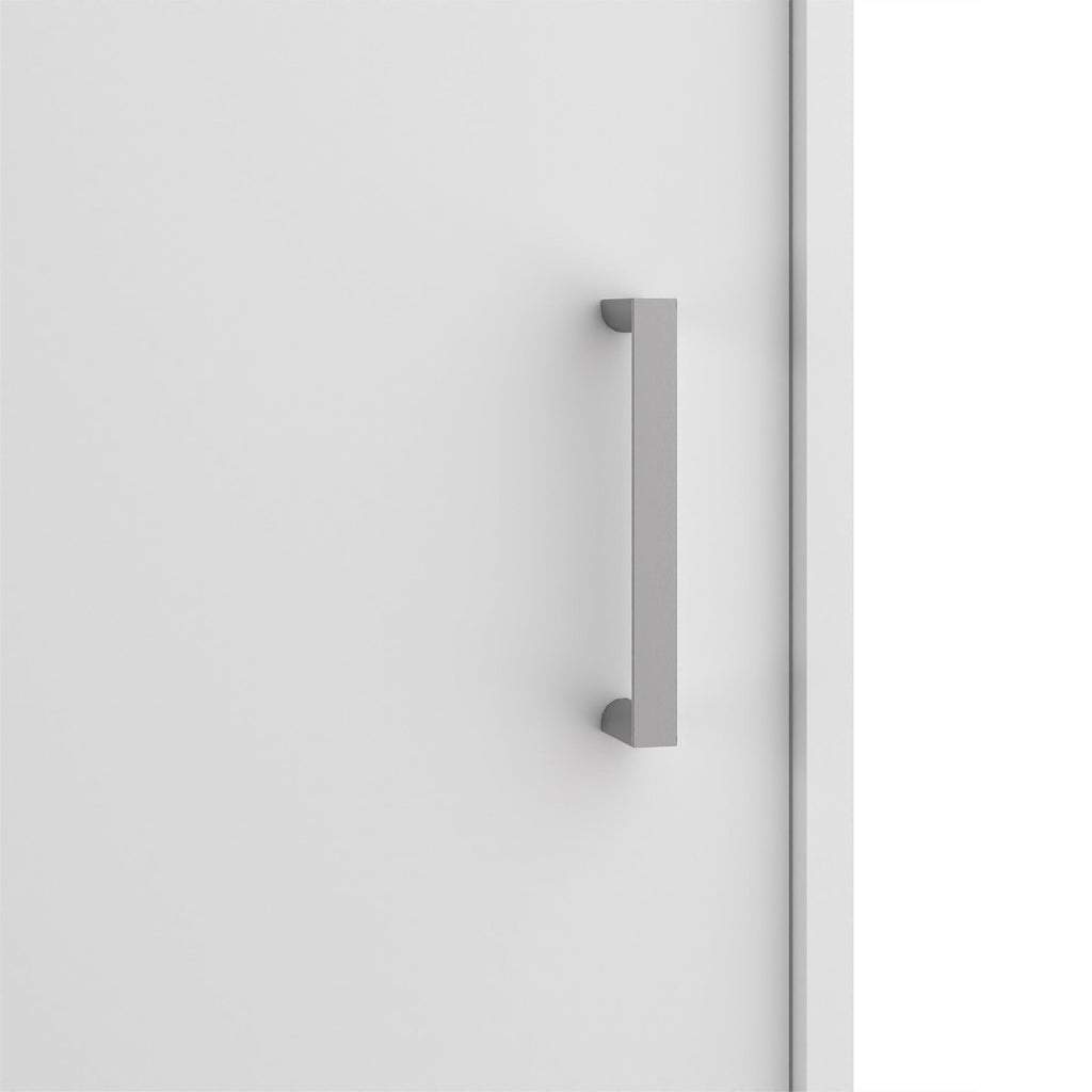 Space Wardrobe 2 Sliding Doors in White 1750 - image 9
