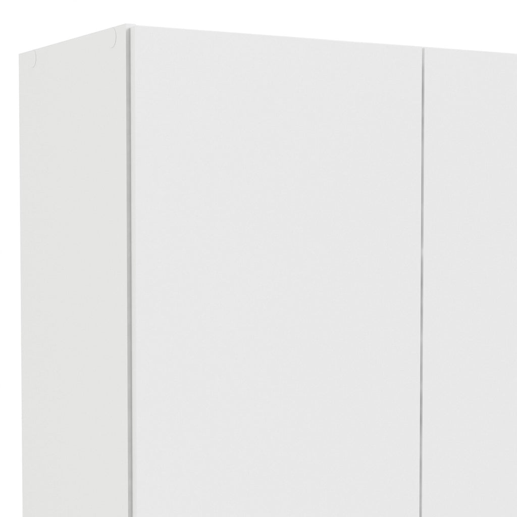 Space Wardrobe with 2 Doors + 1 Drawer in White 1750 - image 9