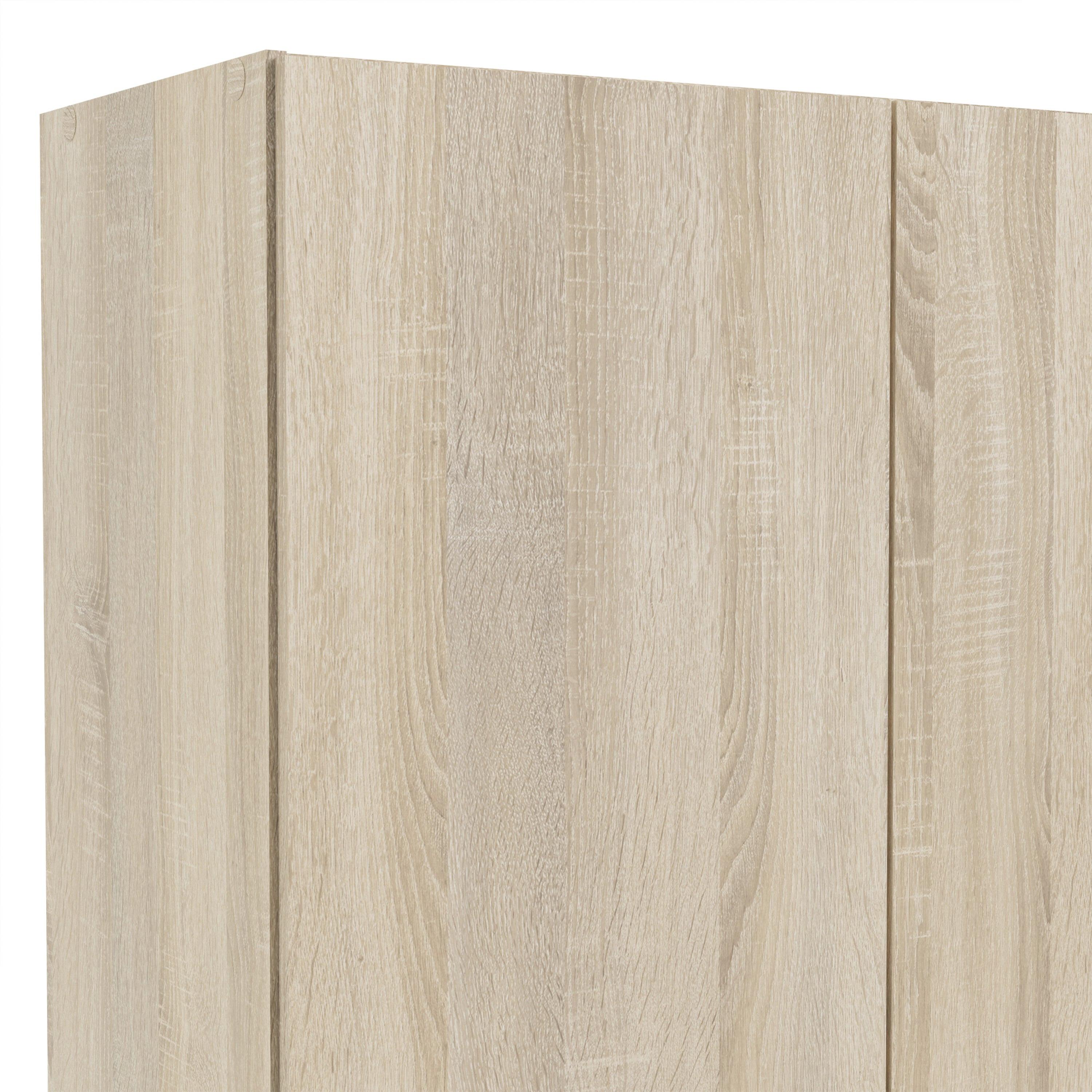 Space Wardrobe with 2 Doors + 1 Drawer in Oak 1750 - image 9