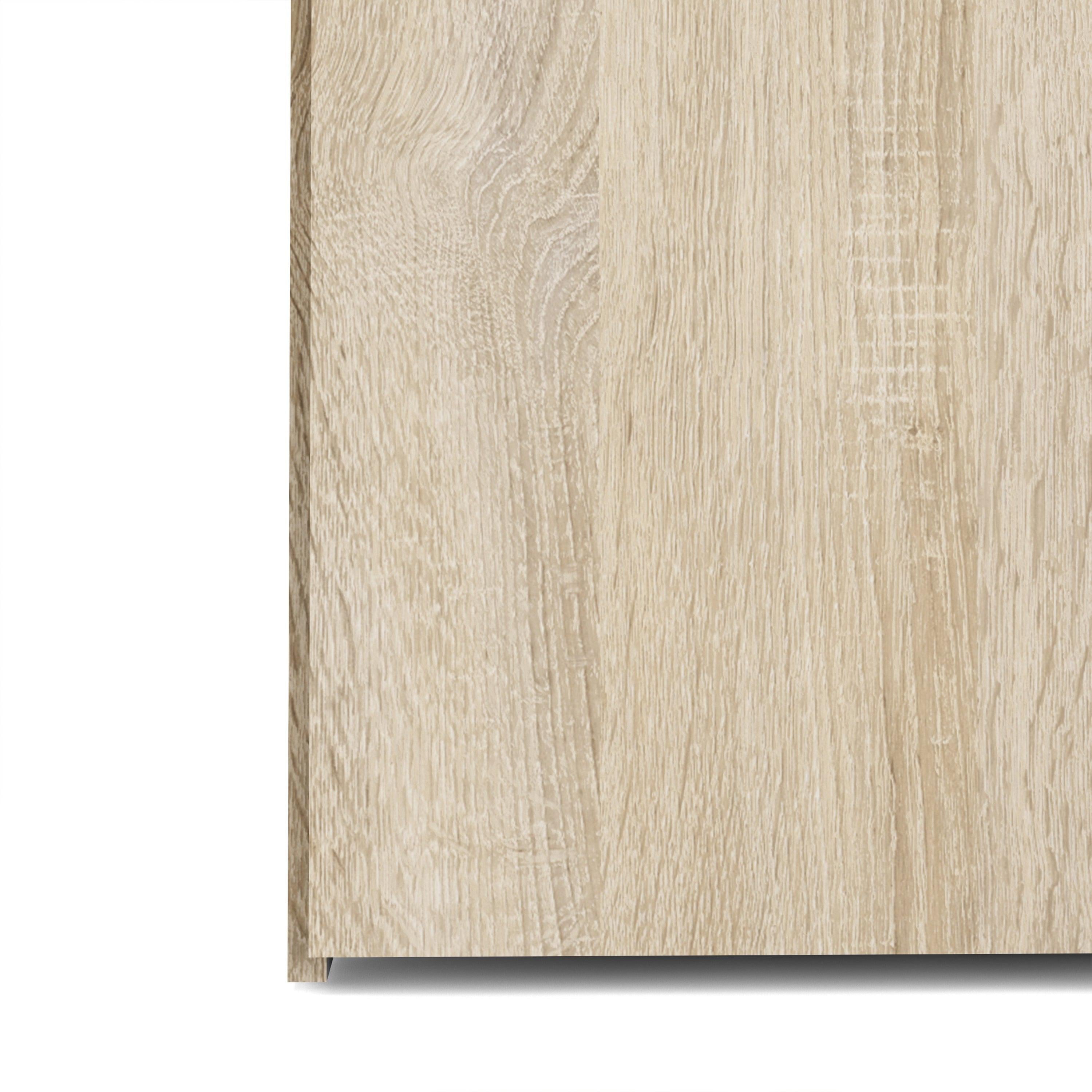 Space Wardrobe 3 Doors 3 Drawers in Oak 2000 - image 11