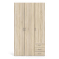 Space Wardrobe 3 Doors 3 Drawers in Oak 2000 - image 2