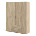 Space Wardrobe 4 Doors 3 Drawers in Oak 2000 - image 3