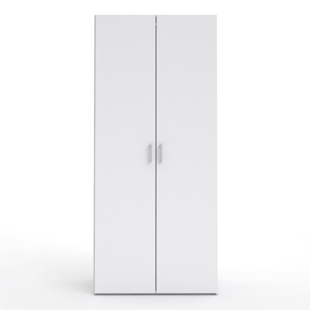 Space Wardrobe 2 Doors White 1750 - image 2