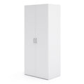 Space Wardrobe 2 Doors White 1750 - image 3