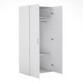 Space Wardrobe 2 Doors White 1750 - image 4