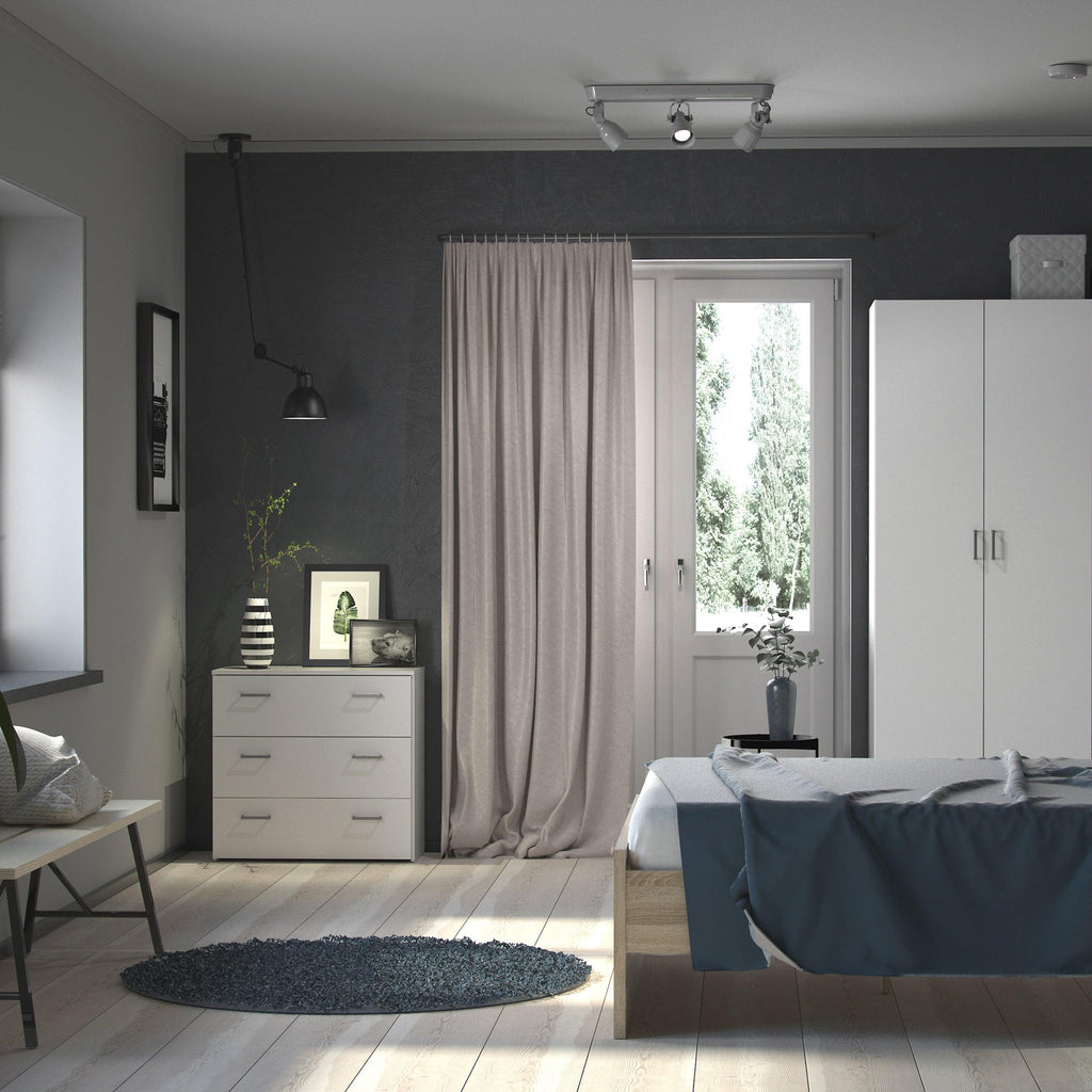 Space Wardrobe 2 Doors White 1750 - image 5