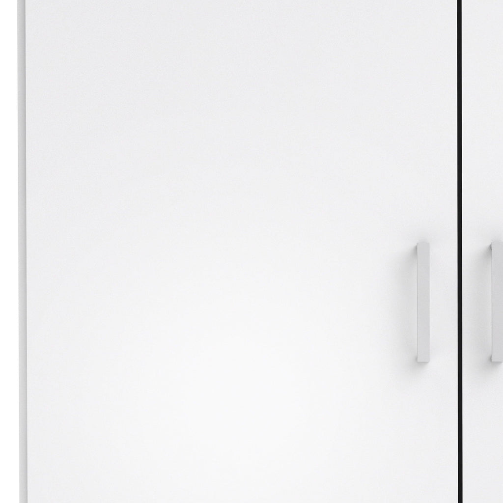 Space Wardrobe 2 Doors White 1750 - image 7