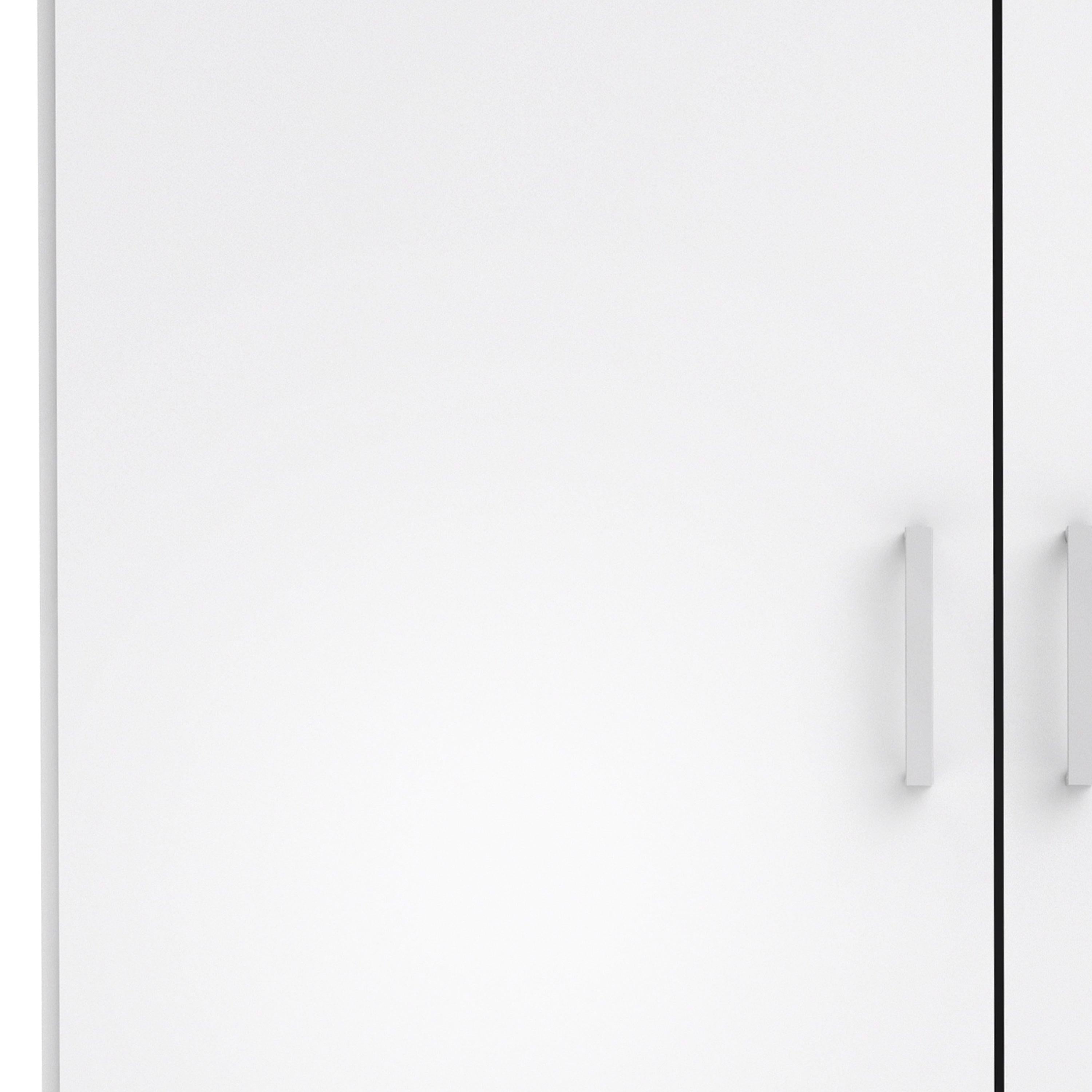 Space Wardrobe 2 Doors White 1750 - image 7