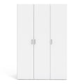 Space Wardrobe 3 Doors White 1750 - image 2