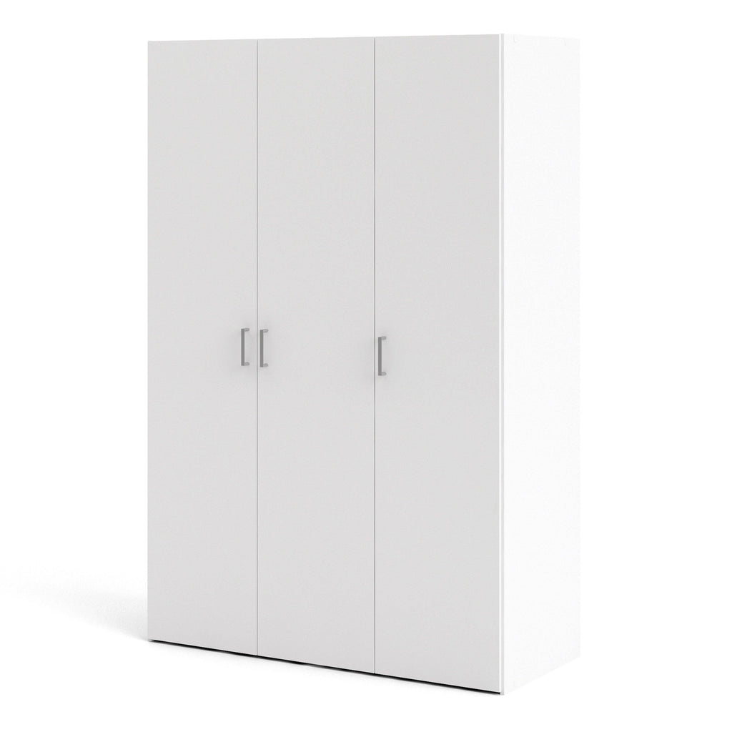 Space Wardrobe 3 Doors White 1750 - image 3
