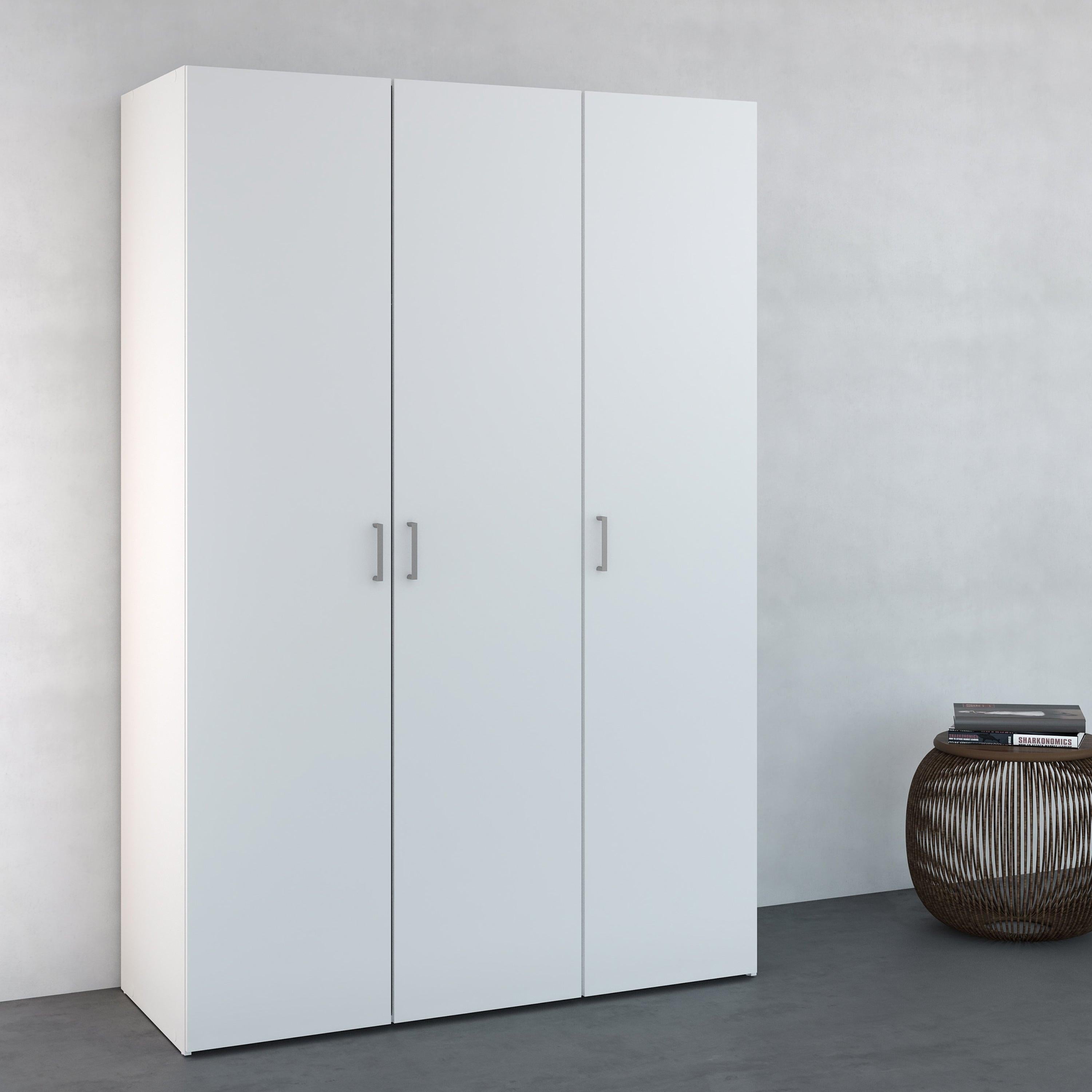 Space Wardrobe 3 Doors White 1750 - image 9