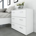 Space Chest of 3 Drawers in White - image 5