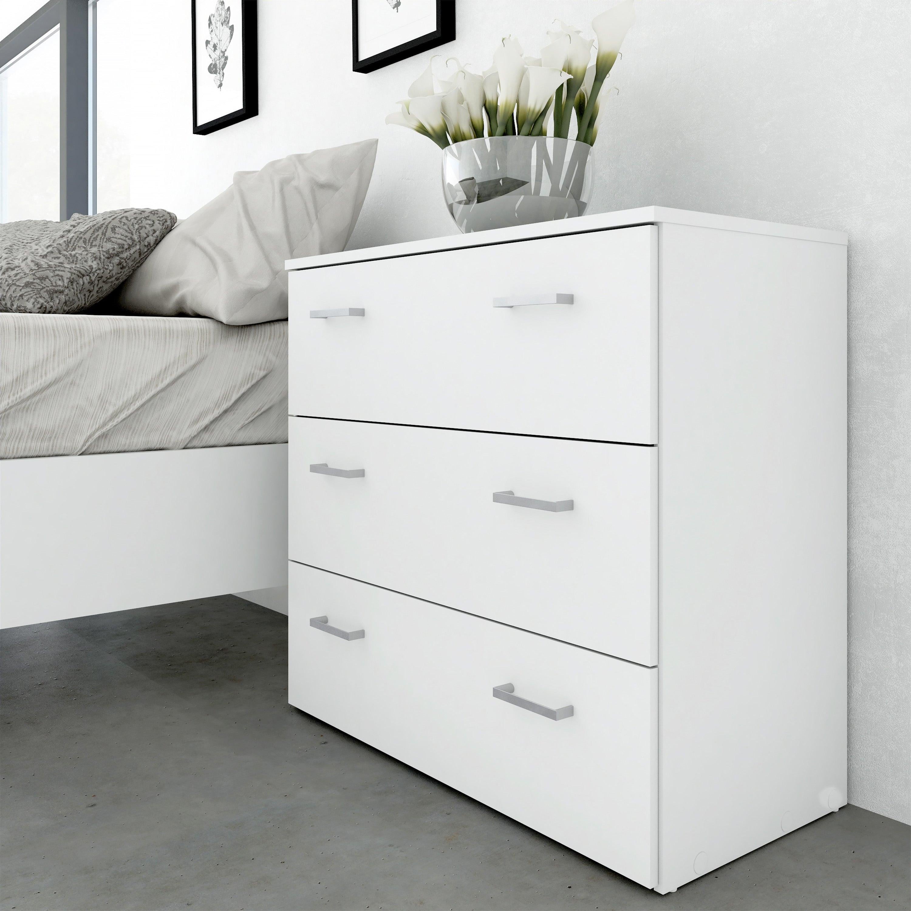 Space Chest of 3 Drawers in White - image 5