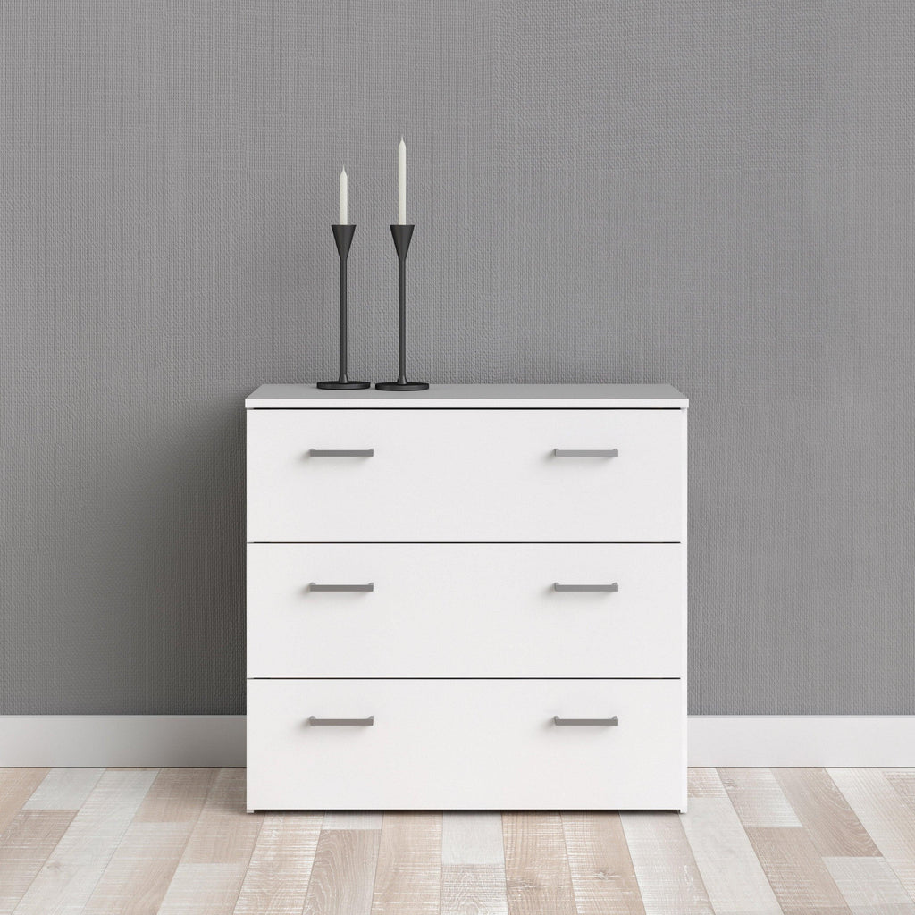 Space Chest of 3 Drawers in White - image 7
