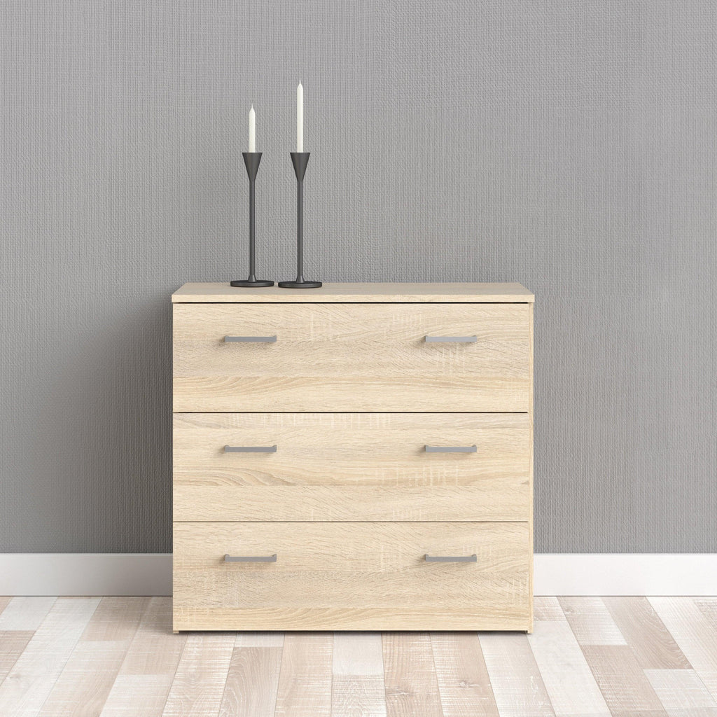 Space Chest of 3 Drawers in Oak - image 9