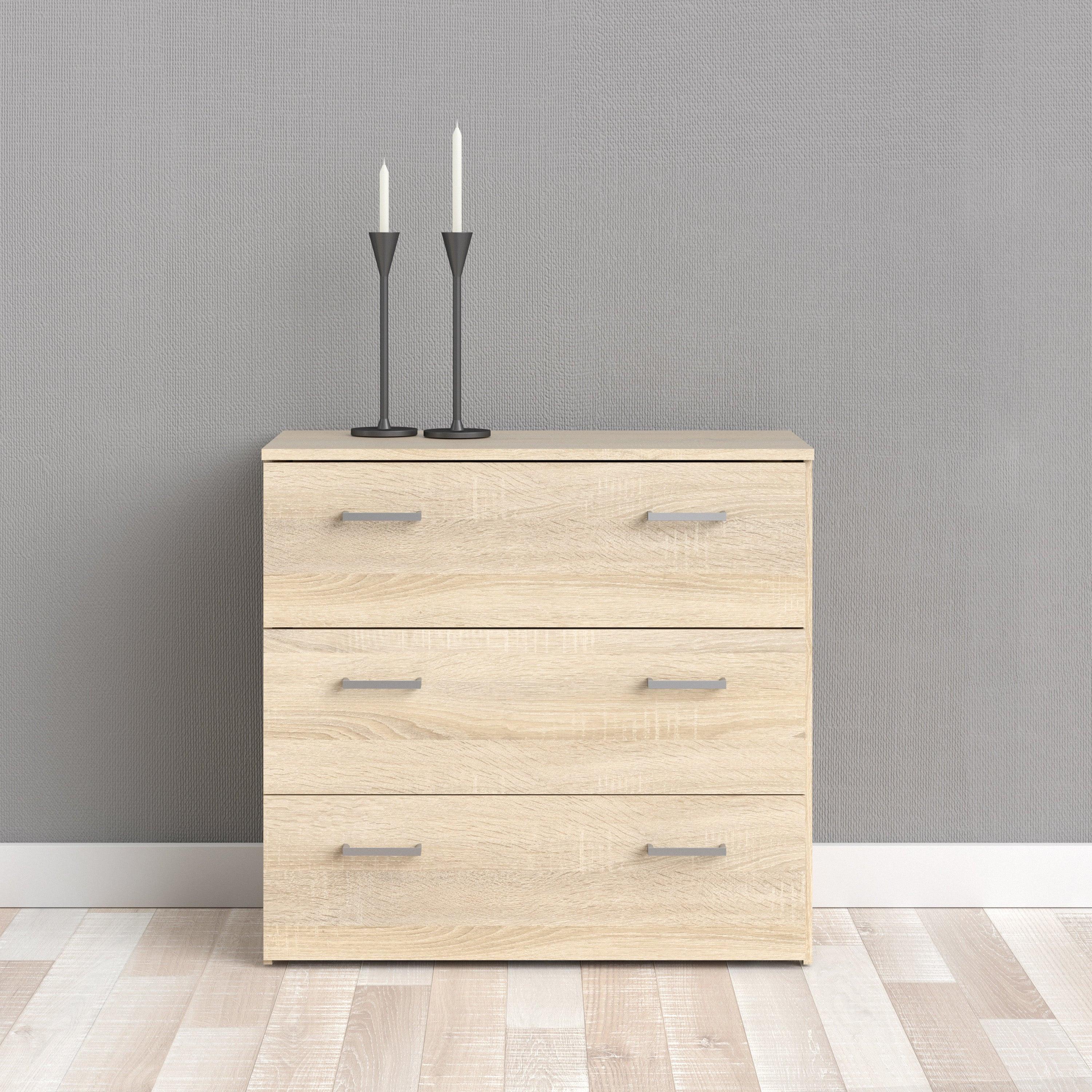 Space Chest of 3 Drawers in Oak - image 9