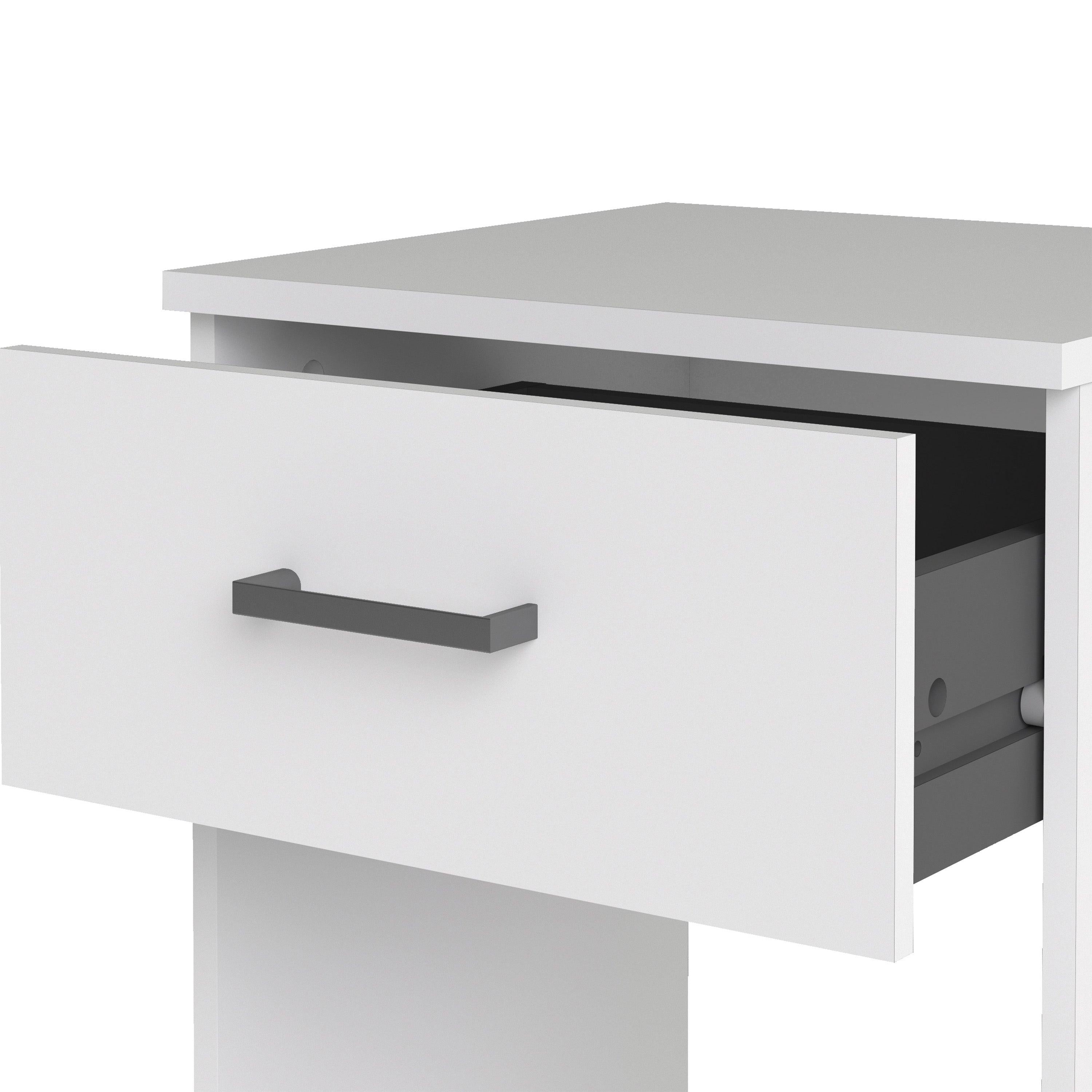 Space Bedside 1 Drawer in White - image 11