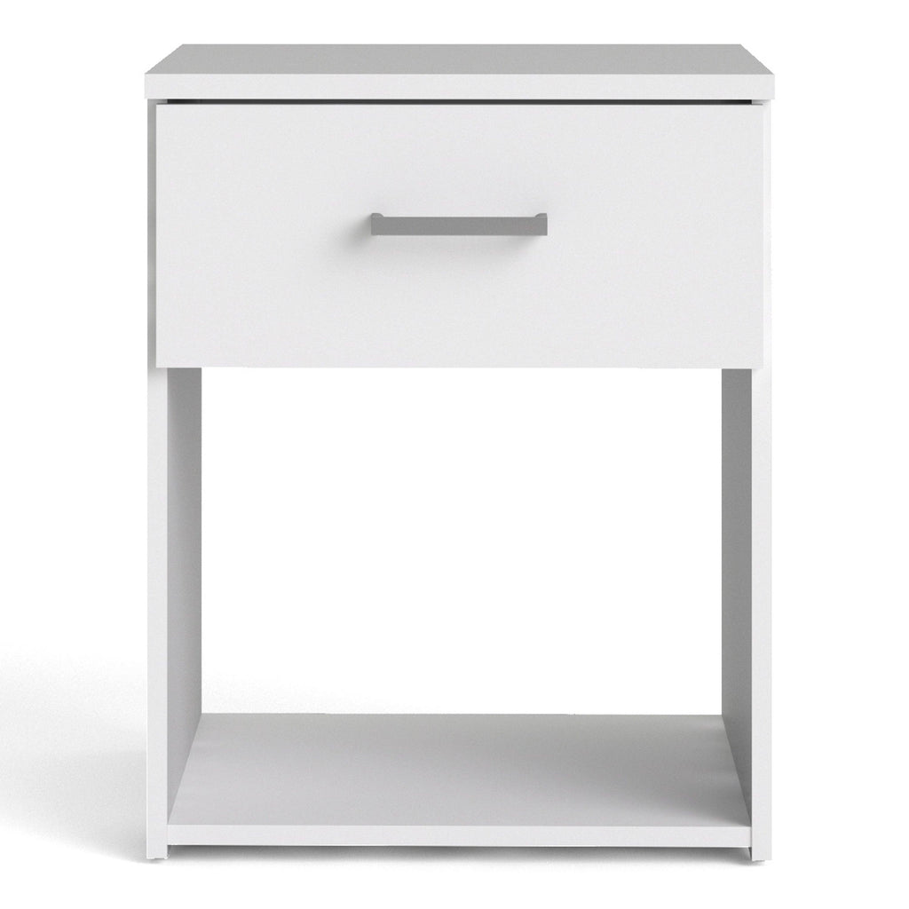 Space Bedside 1 Drawer in White - image 2